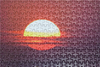 مخصص طباعة مشهد شروق الشمس التسامي على لغز فارغة المراهقين اللغز للبالغين